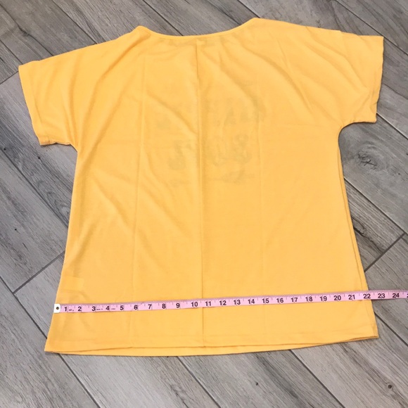 Sunshine Yellow Boho/Festival Hippie Soul T Shirt - Picture 5 of 9